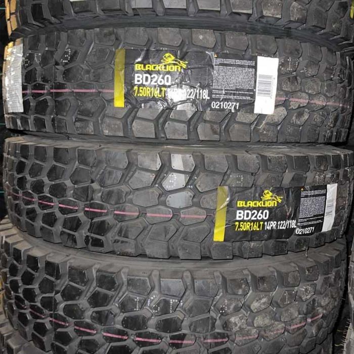 لاستیک بلک لاین 750R16 گل BD260(2 حلقه) — تصویر ۴