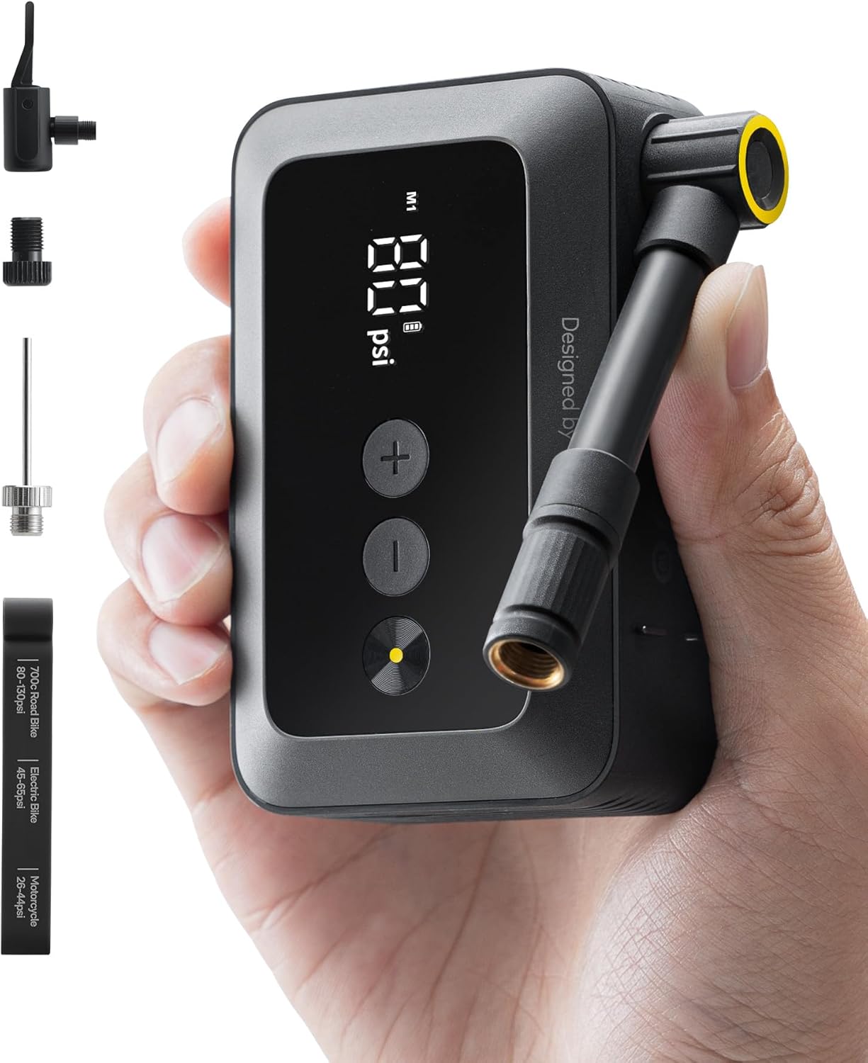 پمپ باد برقی قابل حمل هوتو مدل HOTO Mini Bike Tire Pump