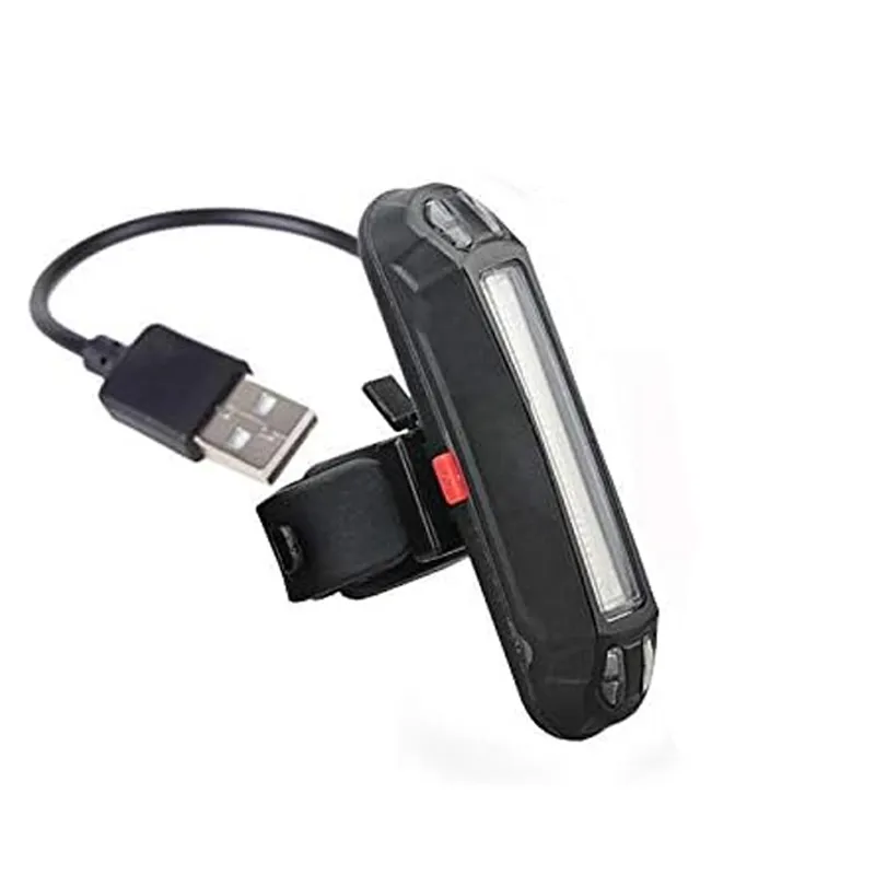 چراغ عقب دوچرخه شارژی USB مدل 120 Lumens — تصویر ۲