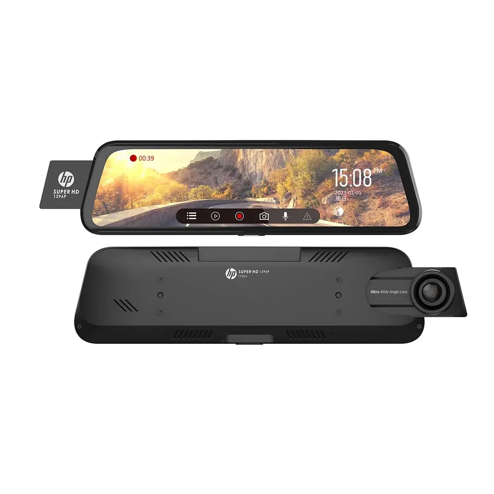 دوربین خودروی تکلنزه طرح آینه HP مدل F799W