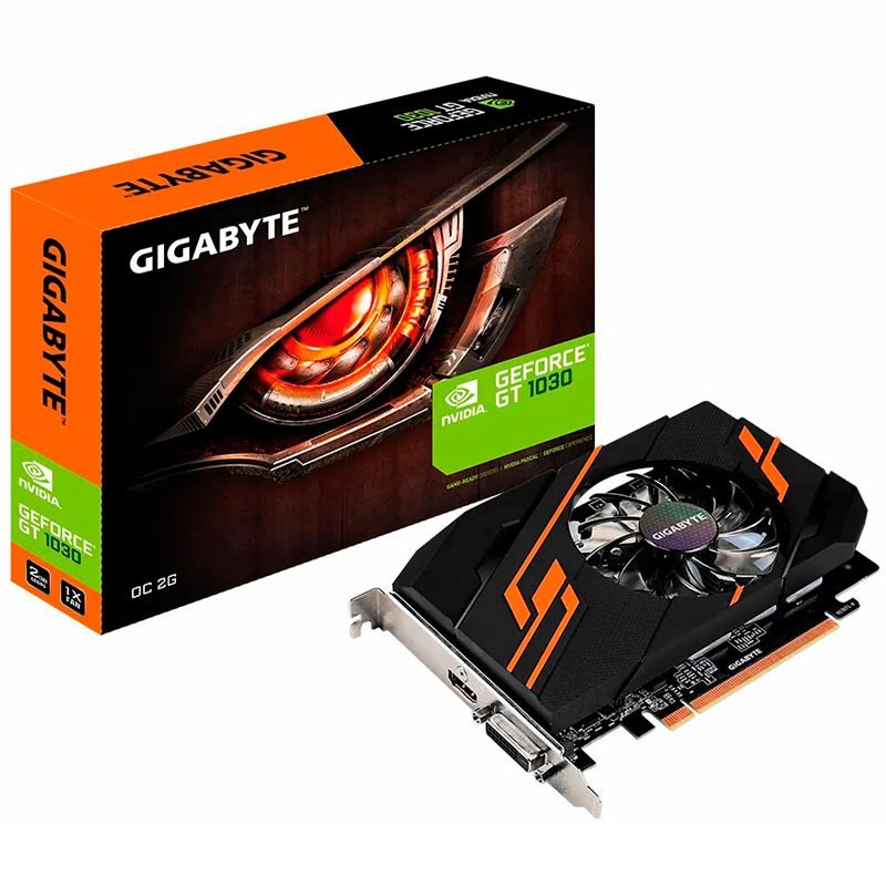 کارت گرافیک گیگابایت GT 1030 OC حافظه ۲ گیگابایت GDDR5