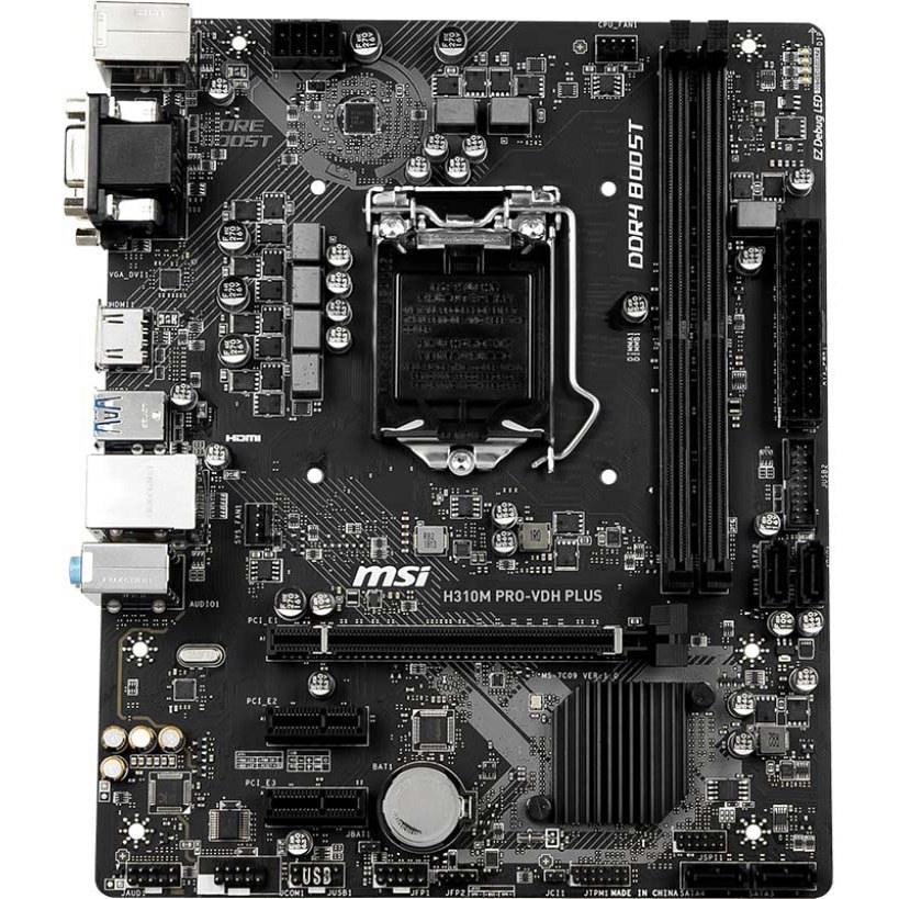 مادربرد ام اس آی H310M Pro VDH Plus DDR4 استوک — تصویر ۴