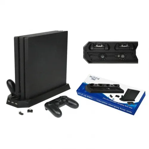 پایه نگهدارنده و شارژر دسته بازی YH-24 PS4 Slim/Pro — تصویر ۳