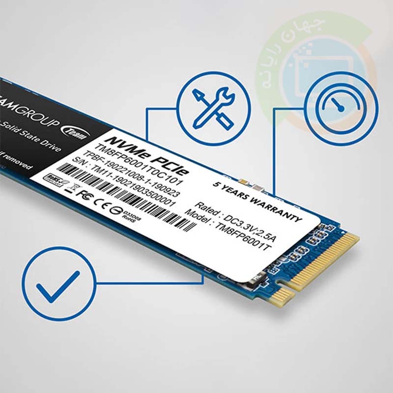 حافظه SSD تیم گروپ TeamGroup MP33 512GB M.2 — تصویر ۸