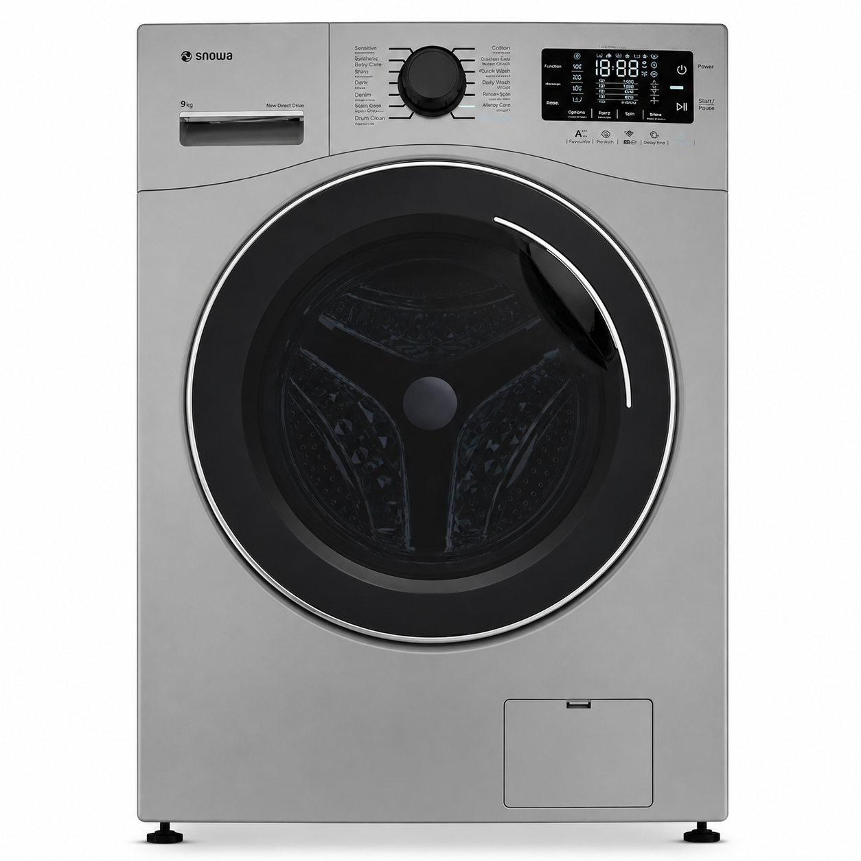 ماشین لباسشویی ۹ کیلویی اسنوا مدل SNW-9050 S
