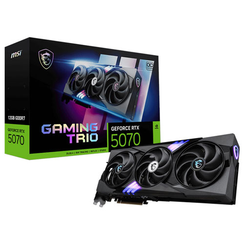 کارت گرافیک MSI GeForce RTX 5070 GAMING TRIO OC 12GB GDDR7 192Bit — تصویر ۲