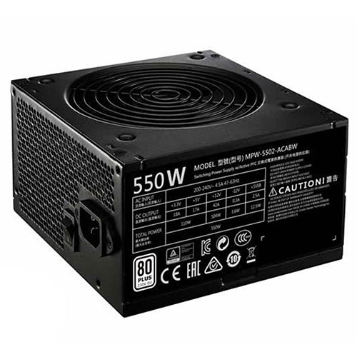 پاور 550 وات کولر مستر Cooler Master MWE White 550W — تصویر ۳
