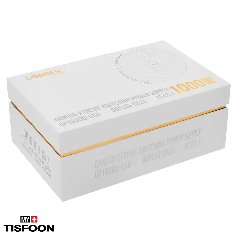 پاور ماژولار 1000 وات گرین Green GP1000B-GXD GOLD — تصویر ۸