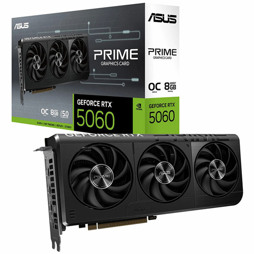 کارت گرافیک ASUS Prime GeForce RTX 5060 OC Edition 8GB GDDR7 128Bit — تصویر ۲