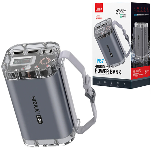 پاوربانک هیسکا HP-444PD ظرفیت ۴۰۰۰۰ میلی آمپر