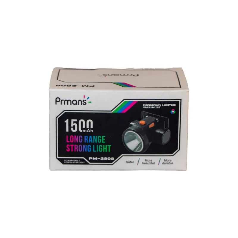 چراغ پیشانی شارژی Prmans مدل PM-2808 — تصویر ۸