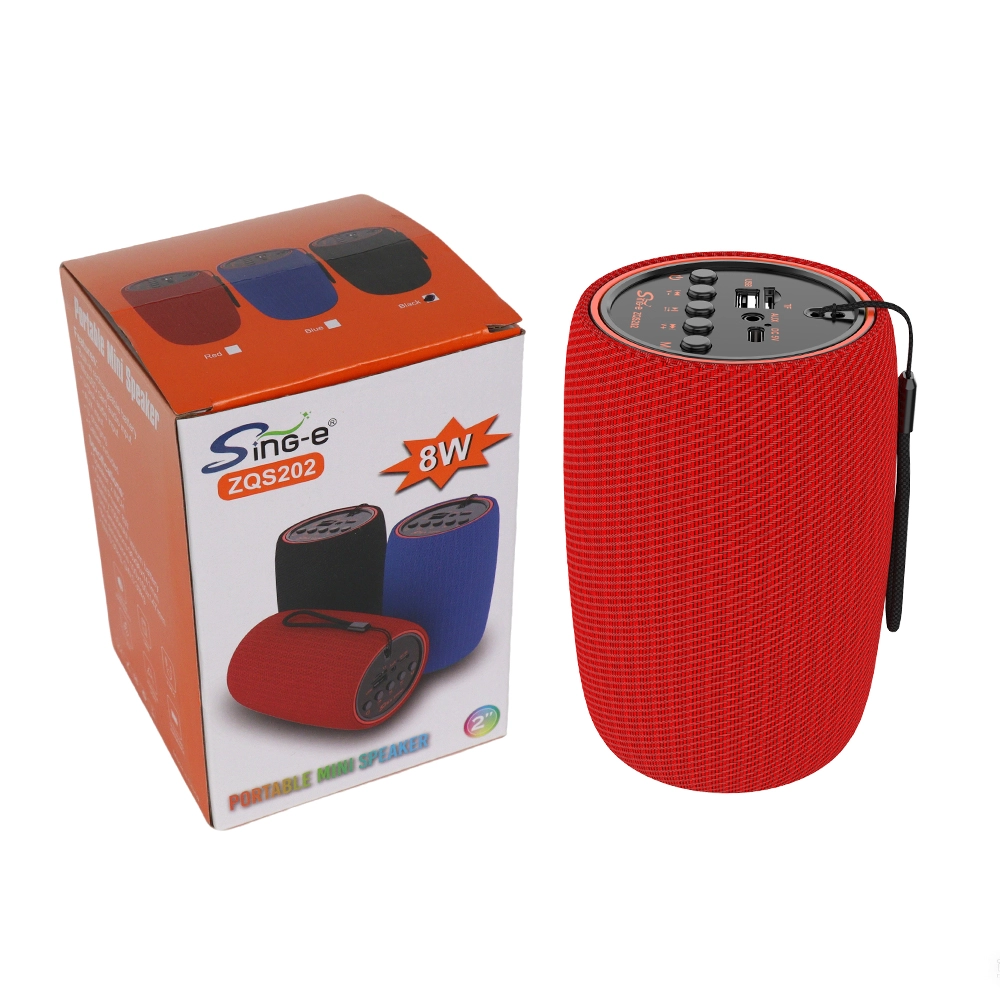 اسپیکر بلوتوثی قابل حمل Sing-e مدل ZQS202 + قدرت 8 وات — تصویر ۸
