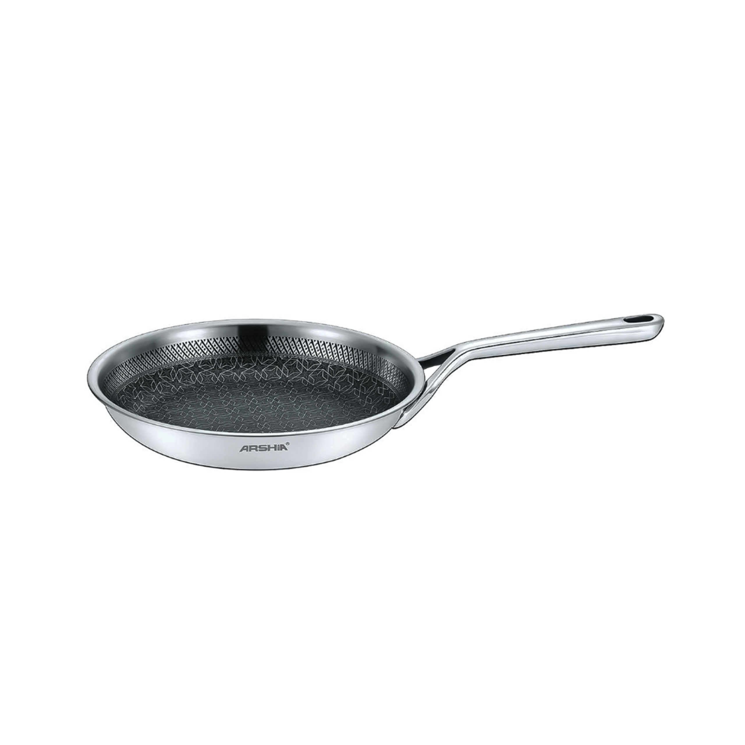 تابه استیل نچسب عرشیا مدل Stainless Steel Non-Stick Frypan — تصویر ۲