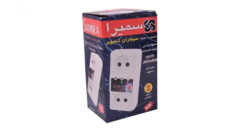 محافظ برق یخچال 2 خانه سمیرا 2500 وات — تصویر ۴