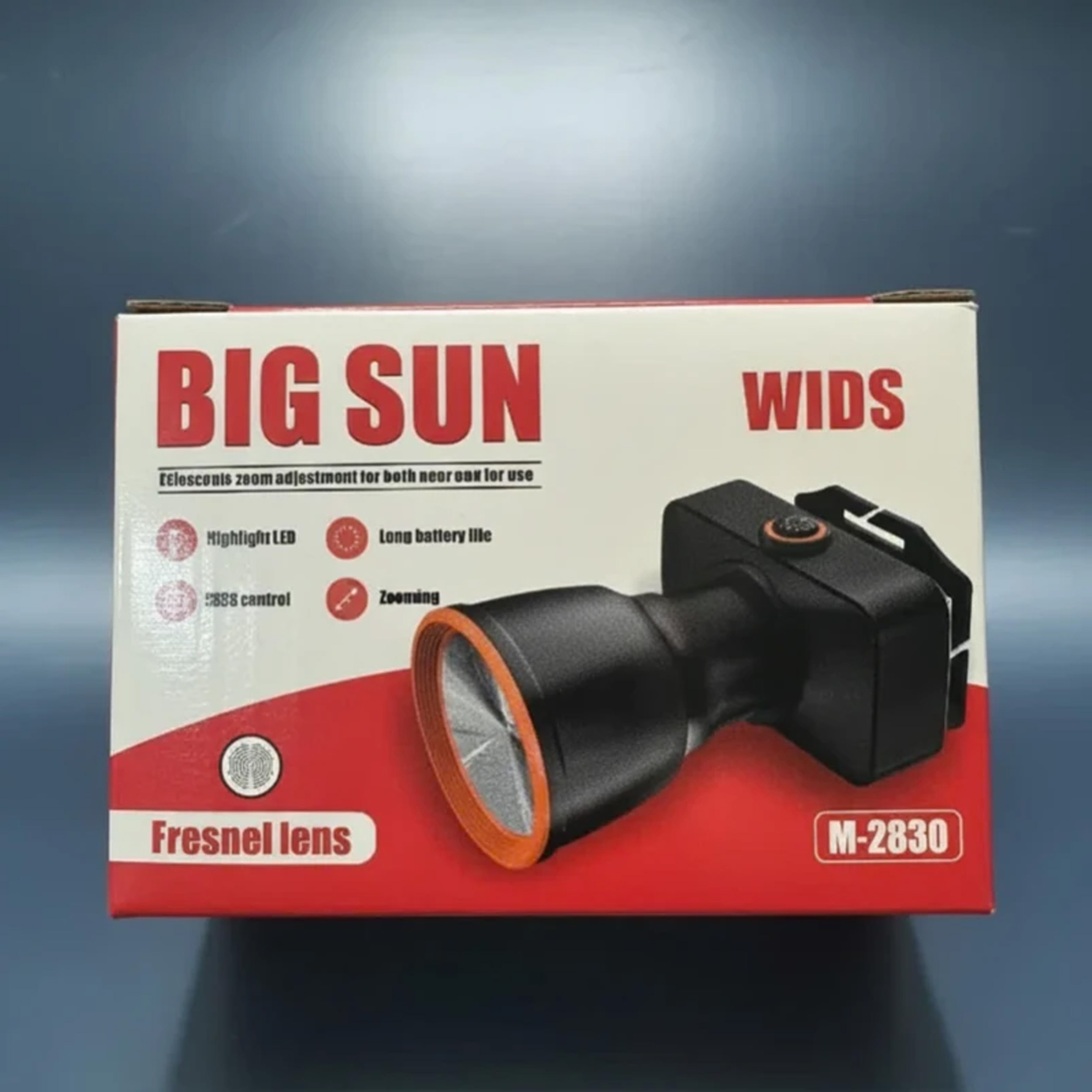 چراغ پیشانی ویدز مدل BIGSUN-2830 با نور مهتابی — تصویر ۵