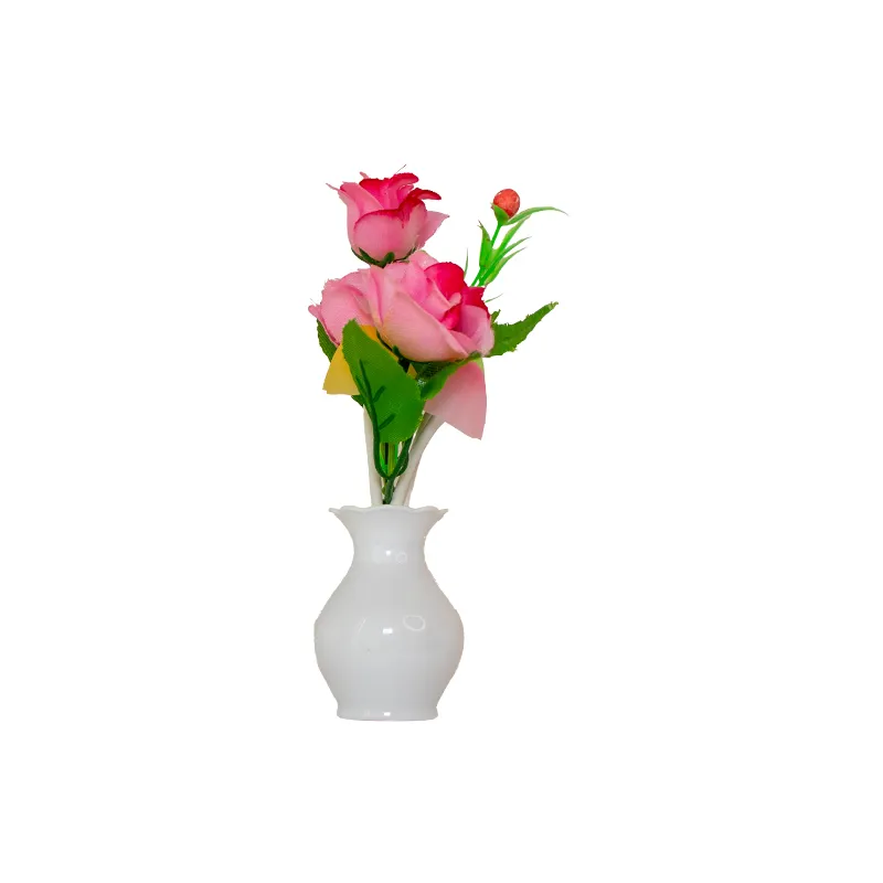 چراغ خواب ال ای دی طرح گلدان — تصویر ۳