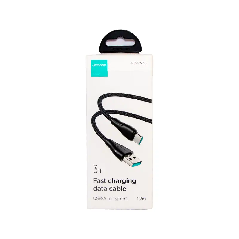 کابل شارژ فست شارژ جویروم USB-A به Type-C با جریان 3A (طول 1.2 متر) — تصویر ۲