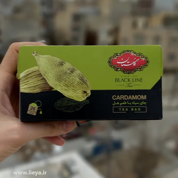 چای کیسه ای گلستان با طعم هل – 25 عددی — تصویر ۳