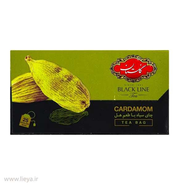 چای کیسه ای گلستان با طعم هل – 25 عددی