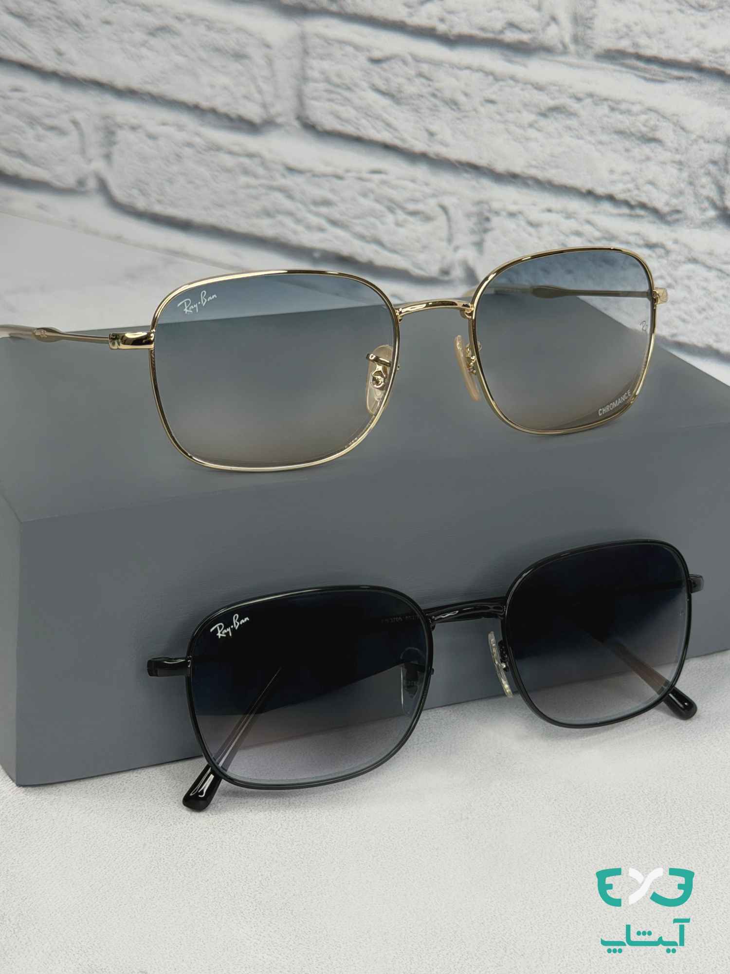 عینک آفتابی ست زنانه و مردانه ریبن Rayban کد 3706
