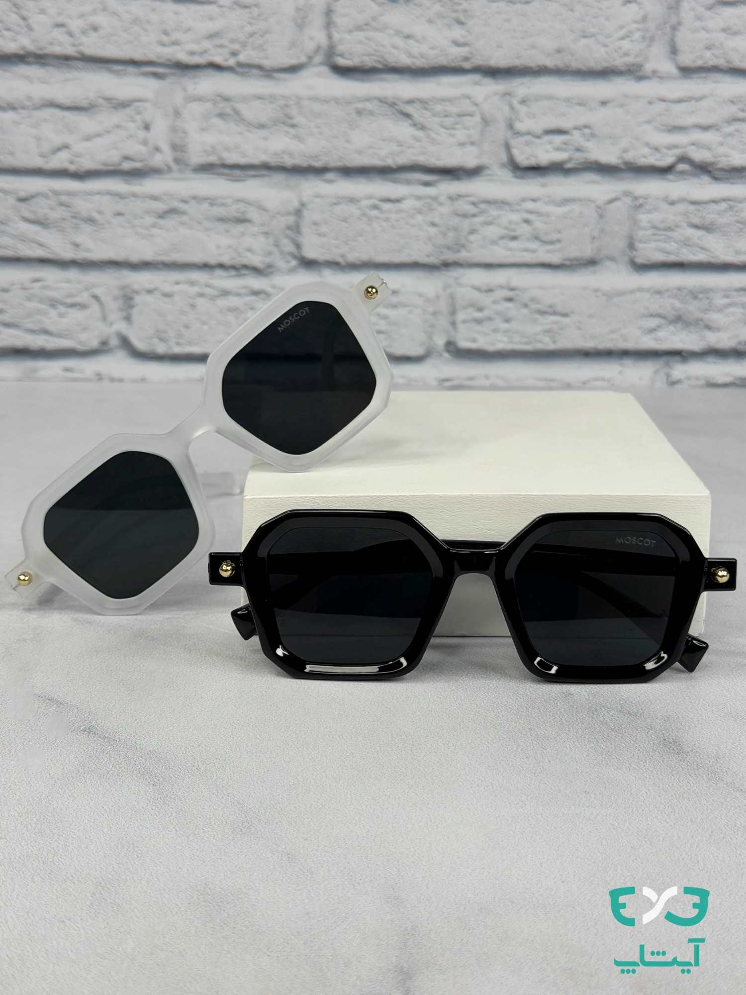 عینک آفتابی ست زنانه و مردانه ماسکات MOSCOT کد 8365 — تصویر ۳