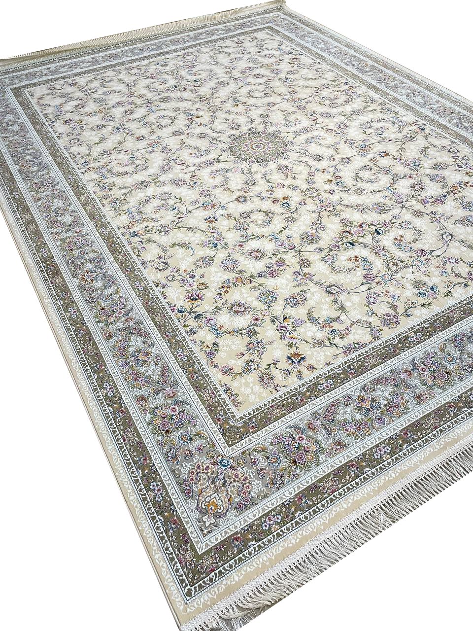 فرش افشان طرح بهار گل برجسته 1200 شانه کد 1051