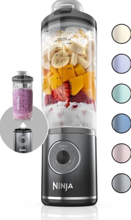 شیکر شارژی نینجا مدل Ninja BC251 رنگ مشکی (اصل) — تصویر ۳