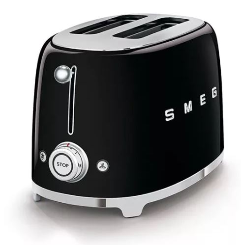 توستر اسمگ مدل SMEG TSF01BL مشکی کوتاه — تصویر ۳