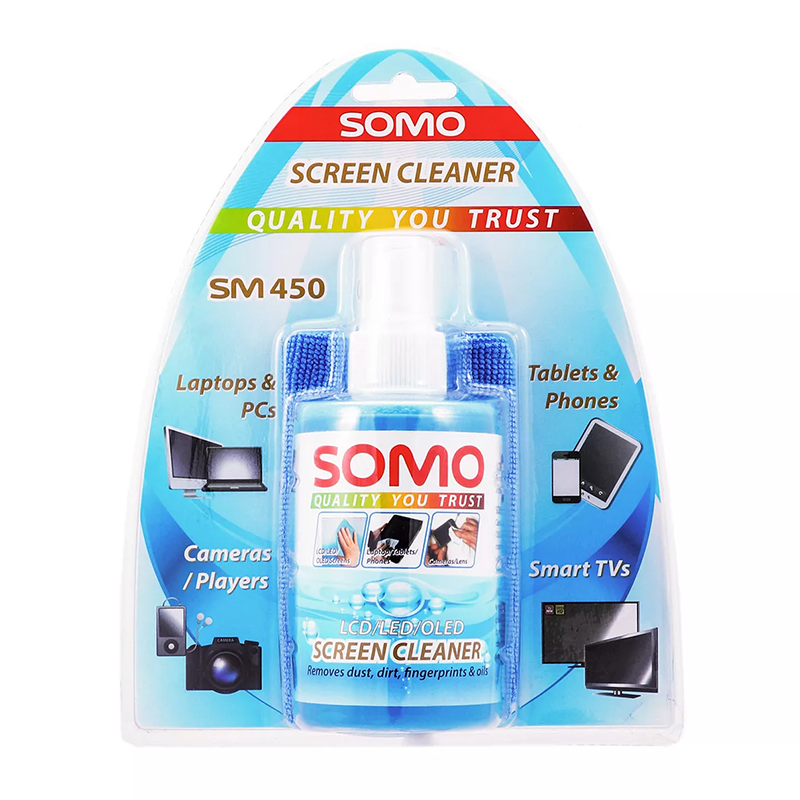 کیت تمیز کننده سومو مدل SM450 حجم ۲۰۰ میلی لیتر با دستمال ماکروفایبر — تصویر ۳