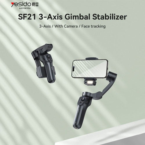 گیمبال موبایل یسیدو Yesido gimbal stabilizer sf21 — تصویر ۳