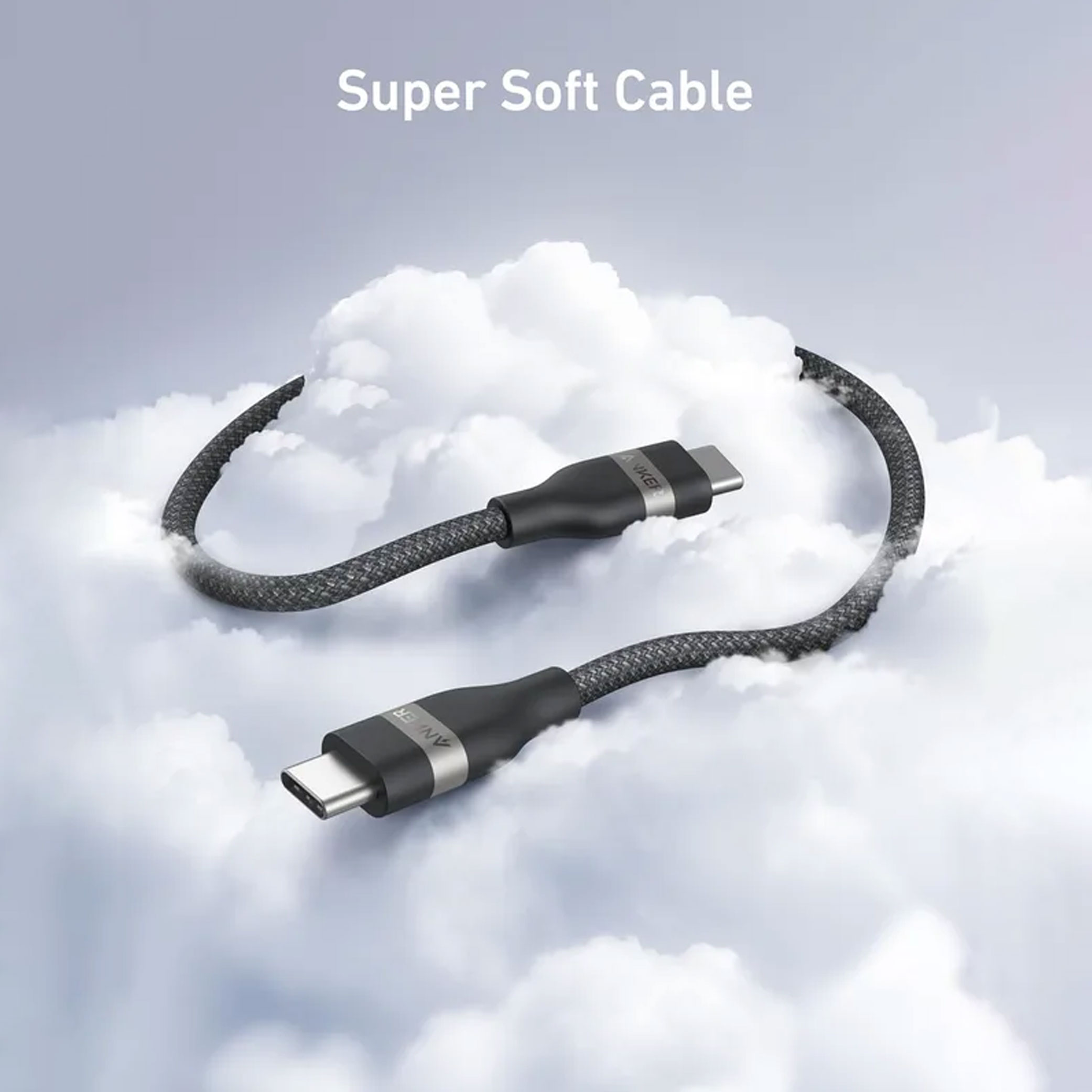 کابل شارژر انکر A82e2 180CM Nano USB-C to USB-C 240W 6ft — تصویر ۳