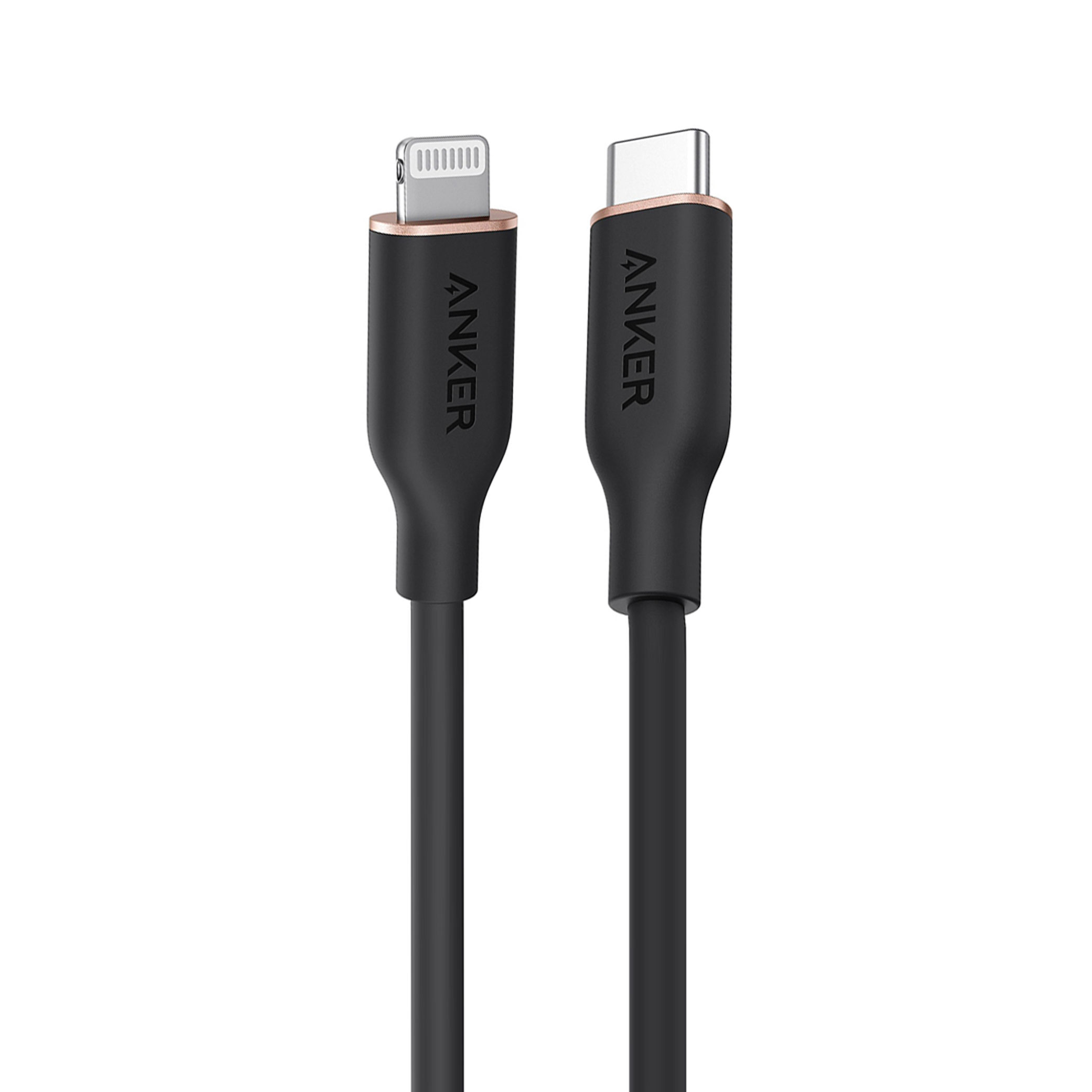کابل شارژ انکر A8663 PowerLine III Flow Lightning to Type-C متری1.8