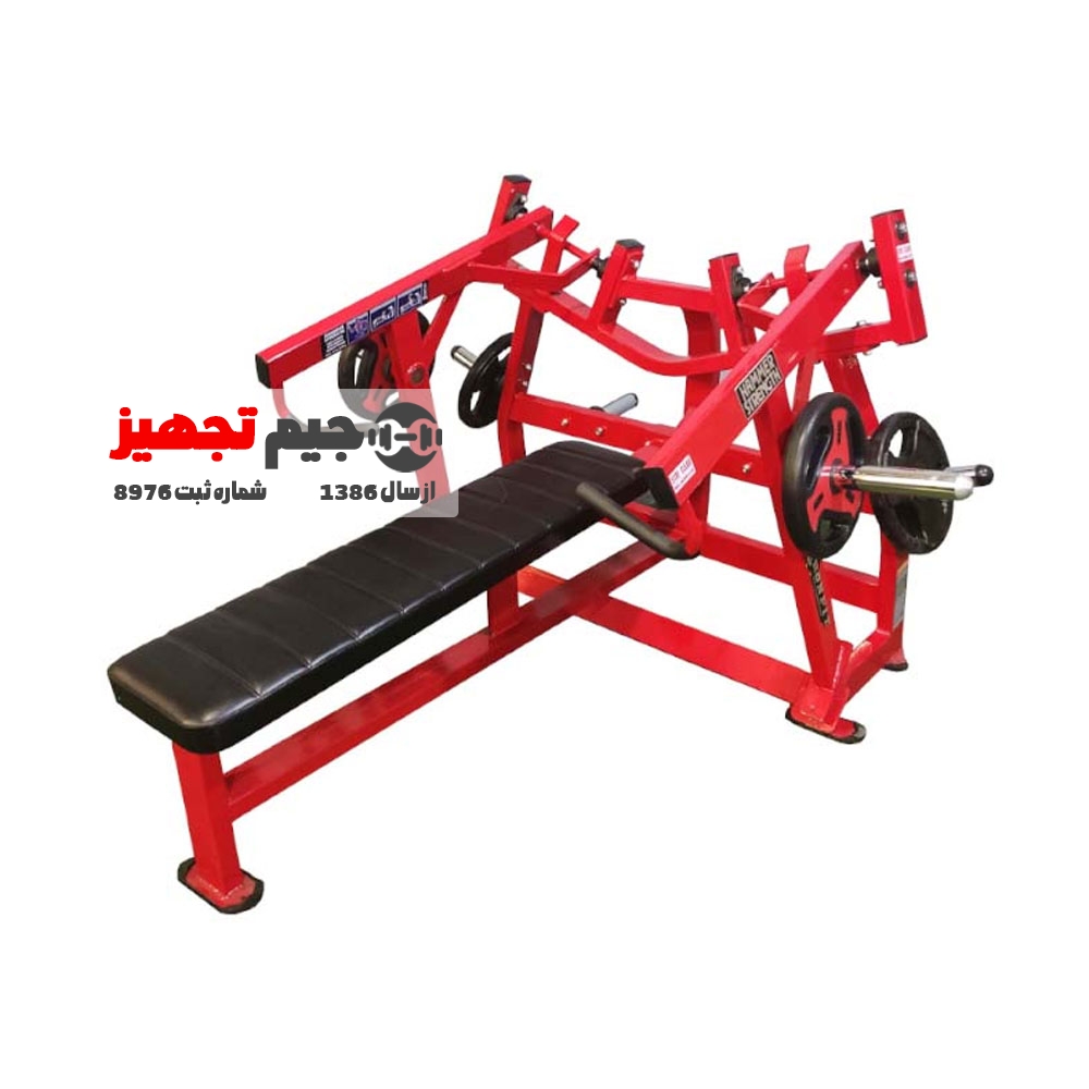 دستگاه پرس سینه خوابیده هامر آیرون فیت PLH4050 — تصویر ۲