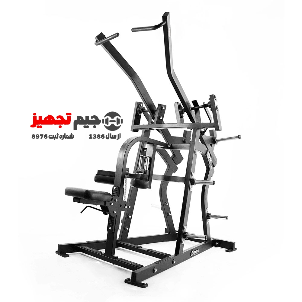 دستگاه لت معکوس وزنه آزاد هامر آیرون فیت PLH4280 — تصویر ۶