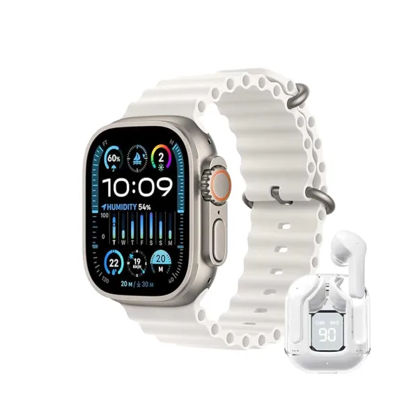 ساعت هوشمند wisme مدل Ws-X19 ultra3 بهمراه ایرپاد