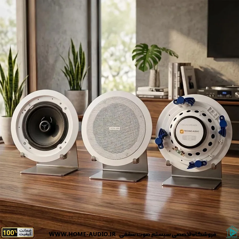 اسپیکر سقفی تکنو آدیو مدل CS640 — تصویر ۲