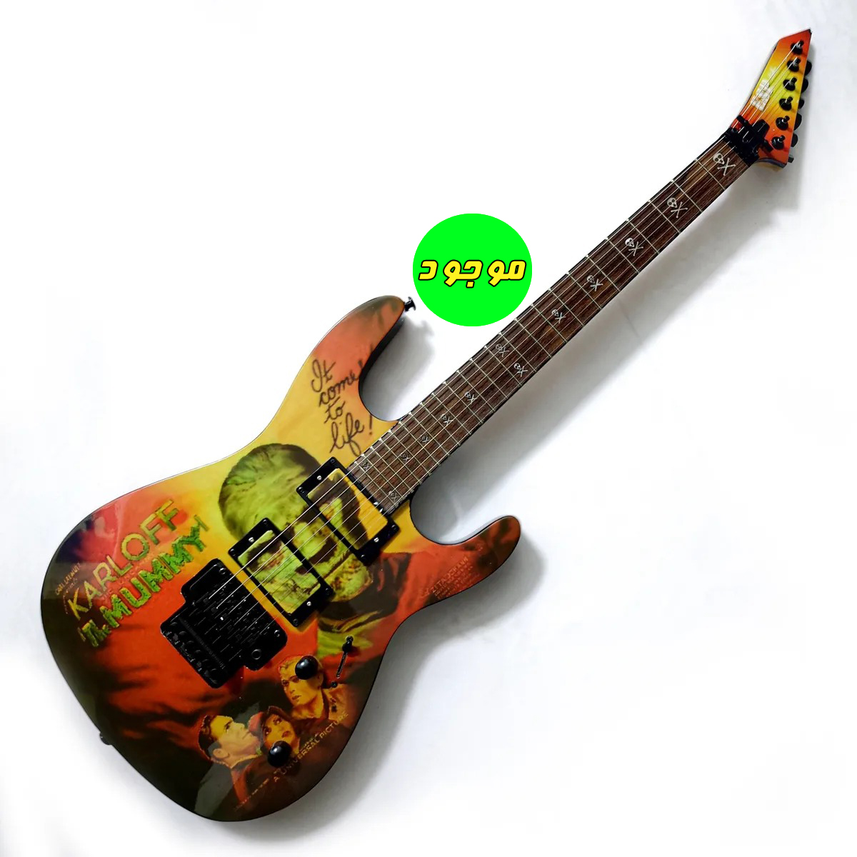 گیتار الکتریک Kirk Hammett Signature – Karloff The Mummy Electric Guitar