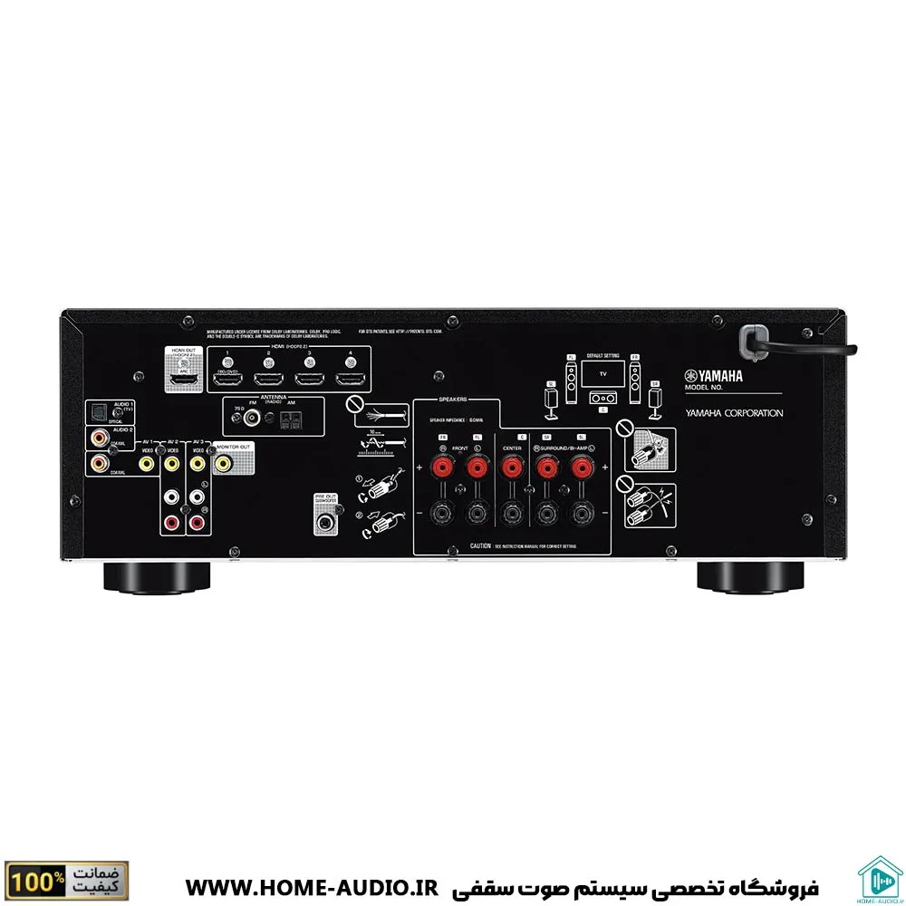 آمپلی فایر یاماها مدل RX-V385 اورجینال — تصویر ۴