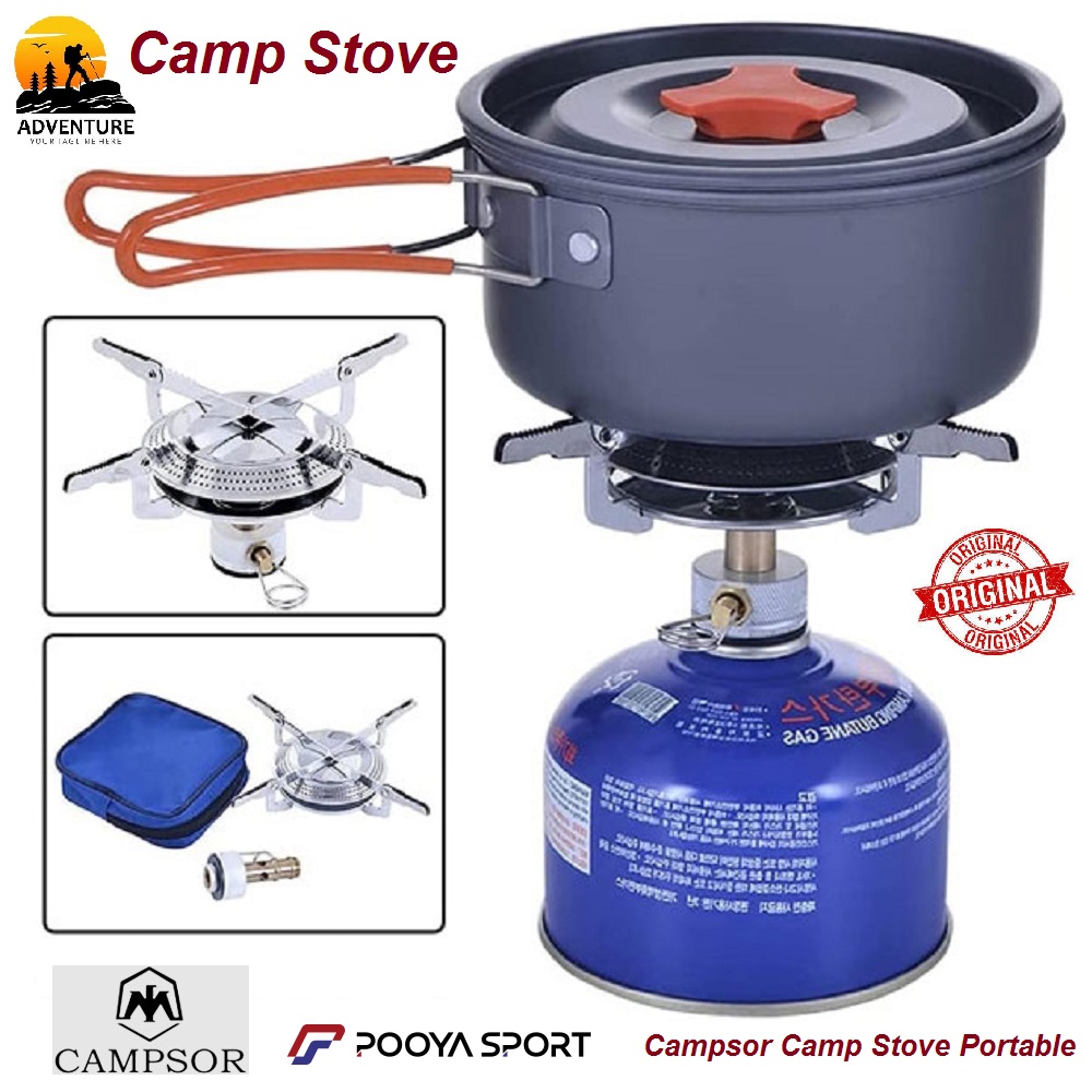 سر شعله تنظیم شو پیکنیکی PORTABLE کمپسور Campsor اصل — تصویر ۲