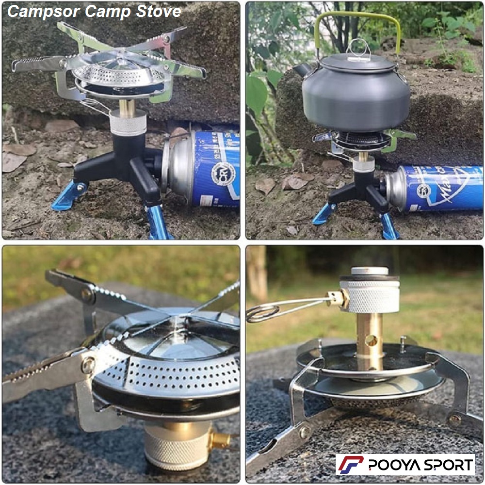 سر شعله تنظیم شو پیکنیکی PORTABLE کمپسور Campsor اصل — تصویر ۴