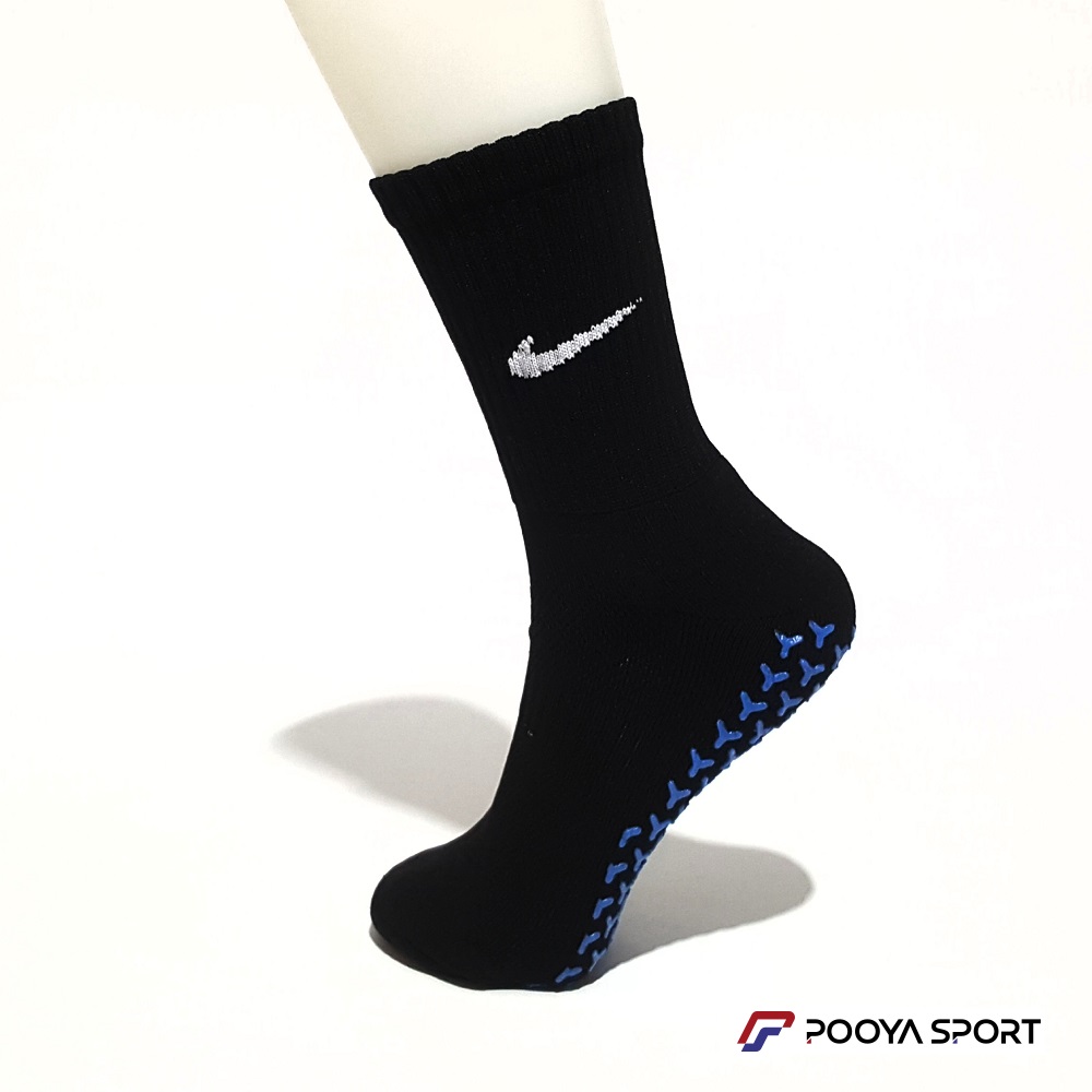 جوراب ورزشی استپ دار حوله ای نایک Nike ساق متوسط مشکی — تصویر ۷