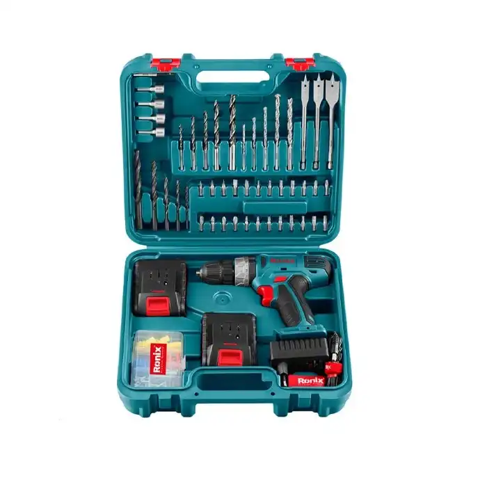 کیت دریل شارژی 18 ولت 53 پارچه رونیکس مدل RS-8019