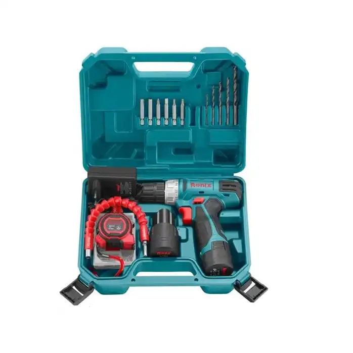 کیت دریل شارژی 12 ولت 19 پارچه رونیکس مدل RS-8012