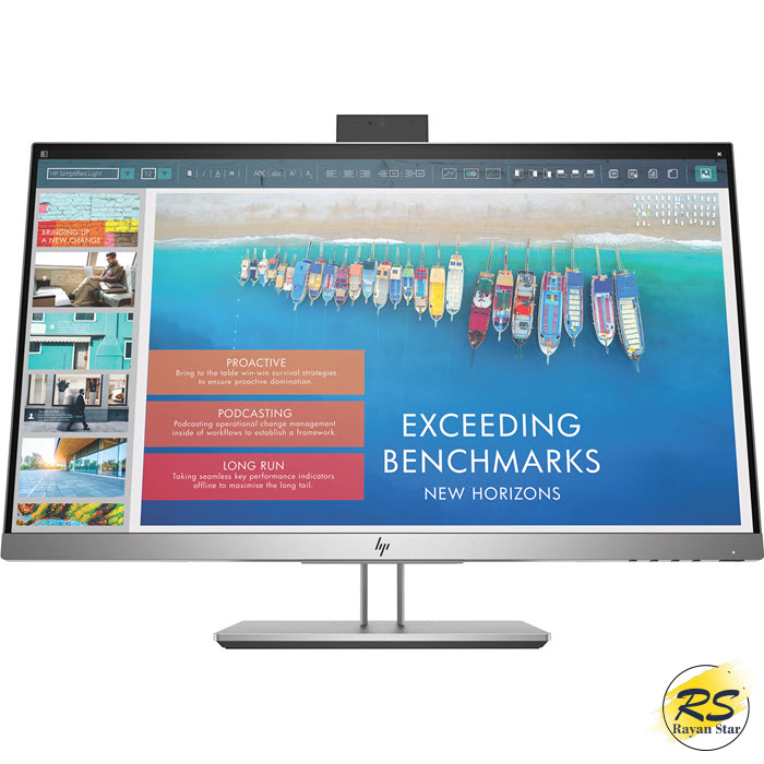 مانیتور اچ پی 24 اینچ فریم لس HP E243d با وبکم و داکینگ USB-C