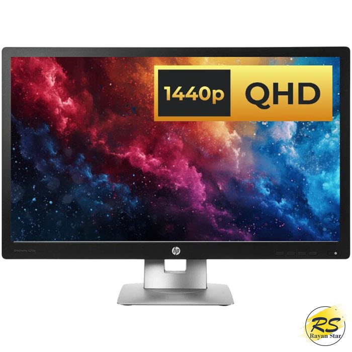 مانیتور اچ پی 27 اینچ مدل HP E272q QHD