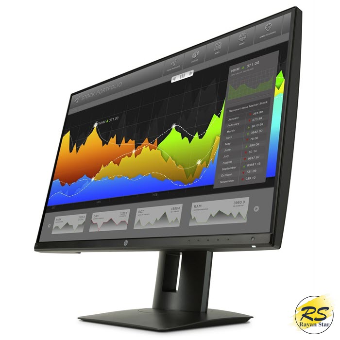 مانیتور اچ پی 27 اینچ فریم لس HP Z27n QHD — تصویر ۳