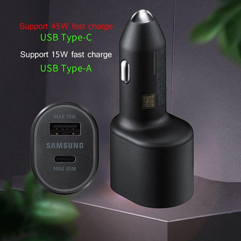 شارژر فندکی سامسونگ مدل EP-L5300 به همراه کابل تبدیل USB-C (اورجینال چین) — تصویر ۷