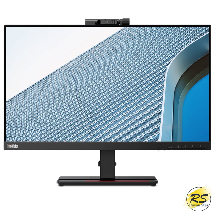 مانیتور لنوو فریم لس وبکم دار 24 اینچ Lenovo ThinkVision T24v-20