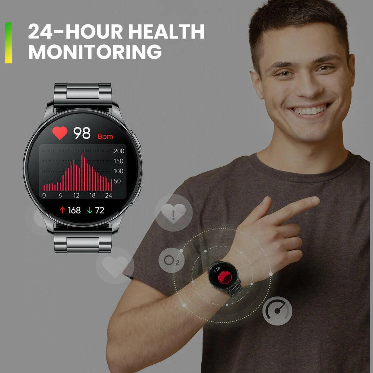 ساعت هوشمند امیزفیت Amazfit مدل Pop 3R A2319 با نمایشگر AMOLED — تصویر ۳