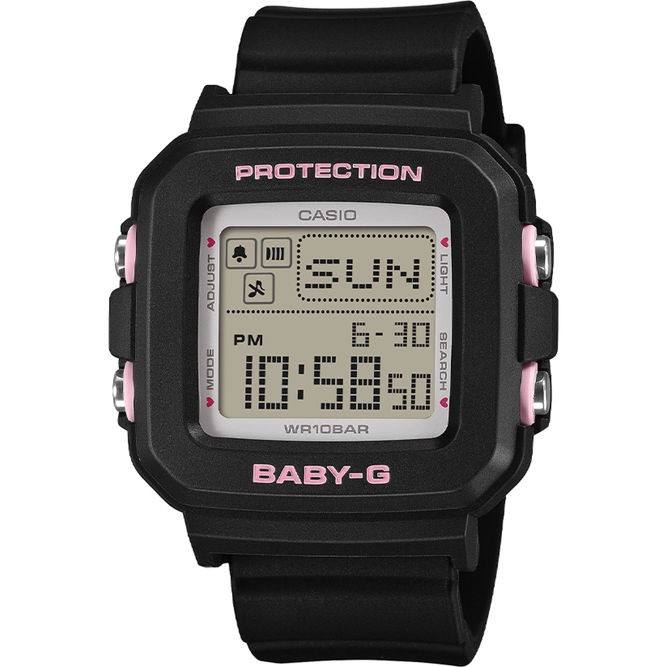 ساعت مچی دیجیتال زنانه کاسیو CASIO مدل BGD-10KH-1DR ضد ضربه — تصویر ۲